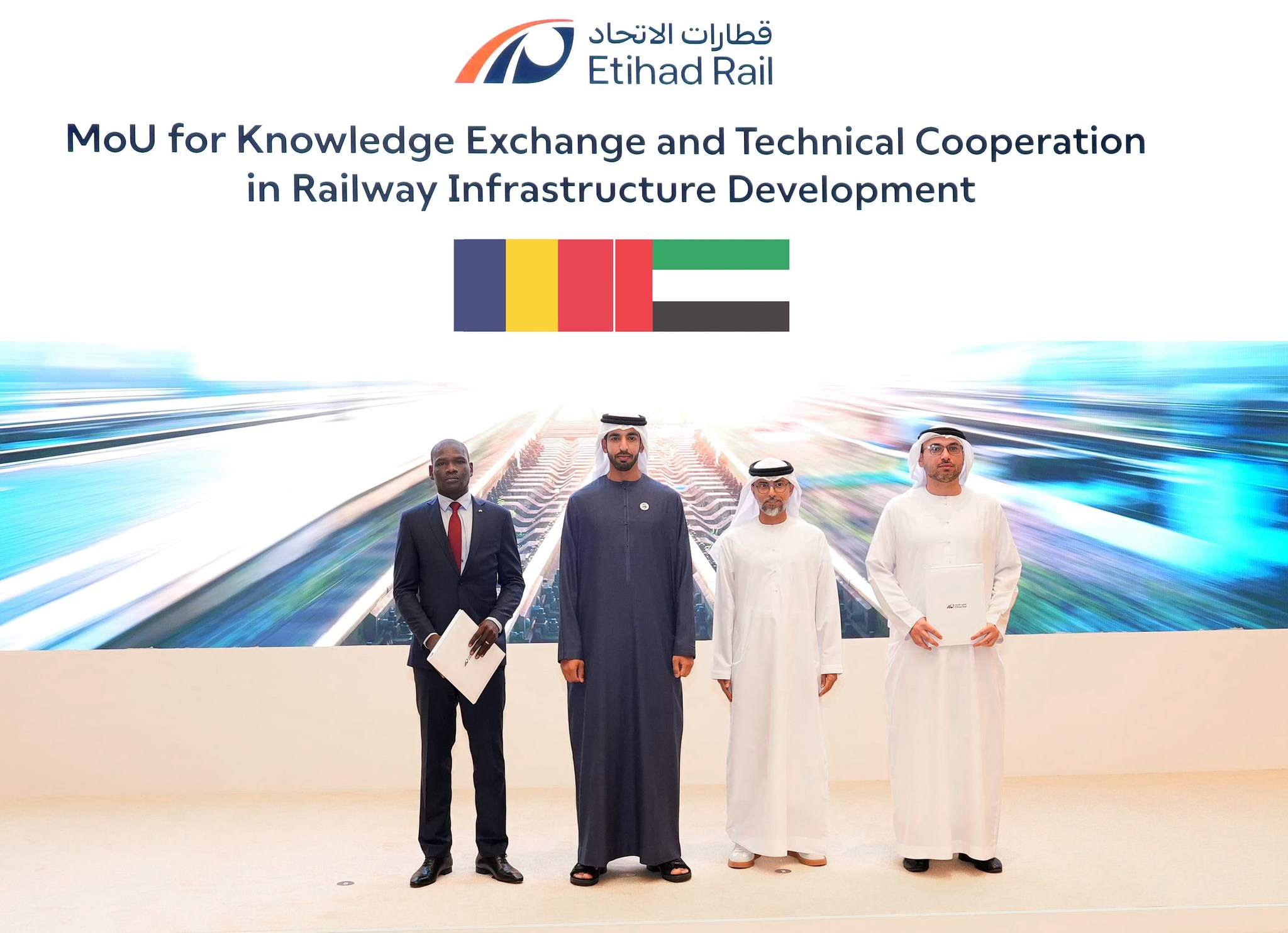 CHAD SIGNS MAJOR AGREEMENT WITH THE UNITED ARAB EMIRATES FOR THE CONSTRUCTION OF RAILWAY LINES LINKING TO CAMEROON