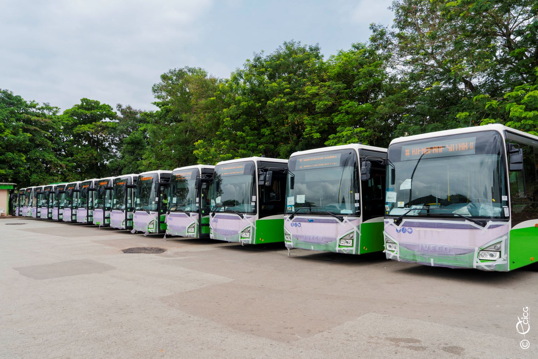IVORY COAST – Urban Transport: Government Provides SOTRA with 200 New Iveco Buses to Strengthen its Fleet