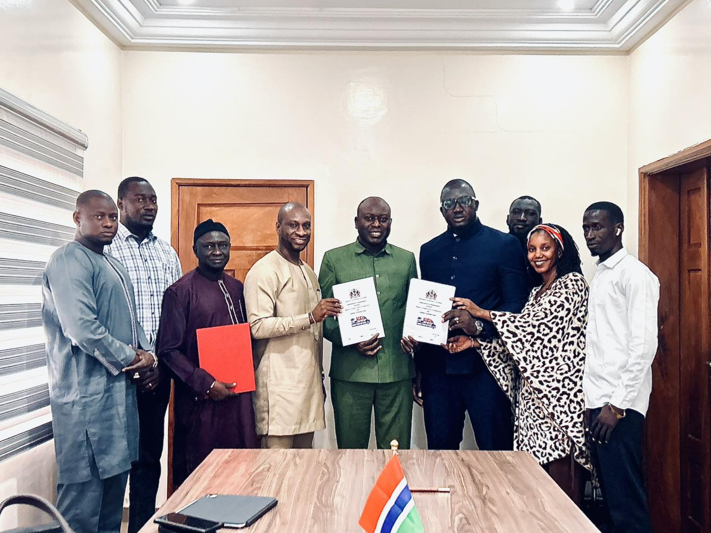 Transport Sector Boost: Gambia’s MoTWI and General Transport Union Sign Strategic MoU