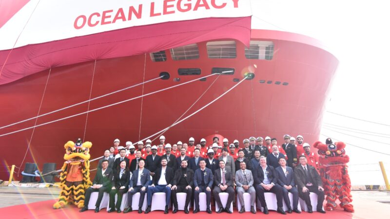 Sallaum Lines renforce sa flotte éco-efficiente avec la livraison du MV Ocean Legacy