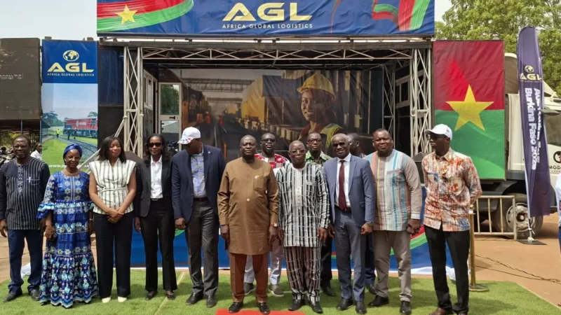 La caravane « AGL Moving Tour » arrive au Burkina Faso pour accompagner les jeunes vers les métiers du transport et de la logistique