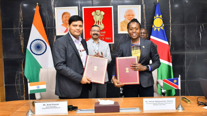 Commerce Inde-Namibie : les échanges atteignent 608 millions de dollars