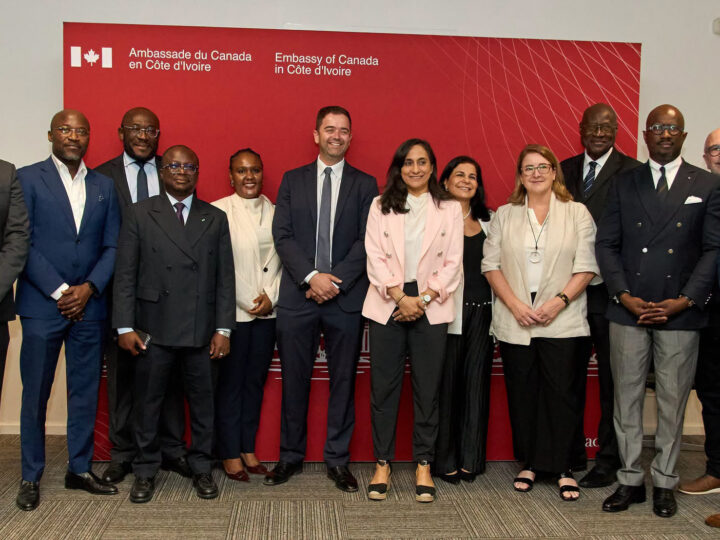 The Canada-Africa Chamber of Commerce signs a memorandum of understanding with the Canada-Ivory Coast Chamber of Commerce