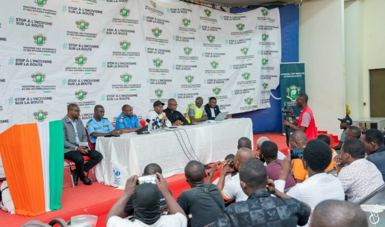 Ivory Coast - Fight against traffic accidents: the Ministry of Transport raises awareness among users of two- and three-wheeled vehicles