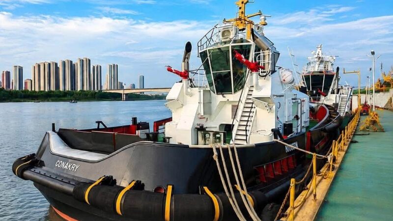 Guinée – Alport Conakry renforce sa flotte avec l’arrivée prochaine d’un nouveau remorqueur