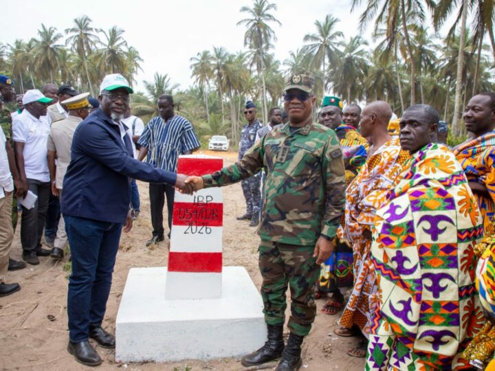 Côte d’Ivoire–Ghana : 150 km de frontière démarqués pour sécuriser les échanges transfrontaliers