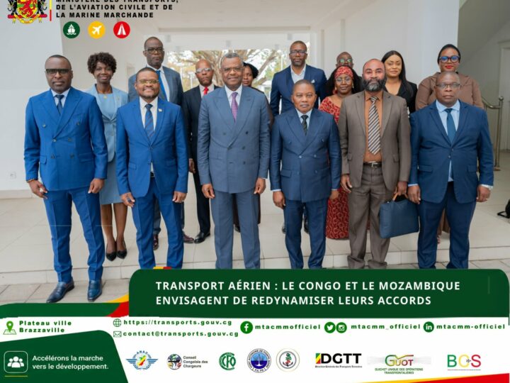 Transport aérien : le Congo et le Mozambique envisagent de redynamiser leurs accords