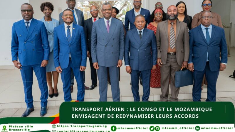 Transport aérien : le Congo et le Mozambique envisagent de redynamiser leurs accords